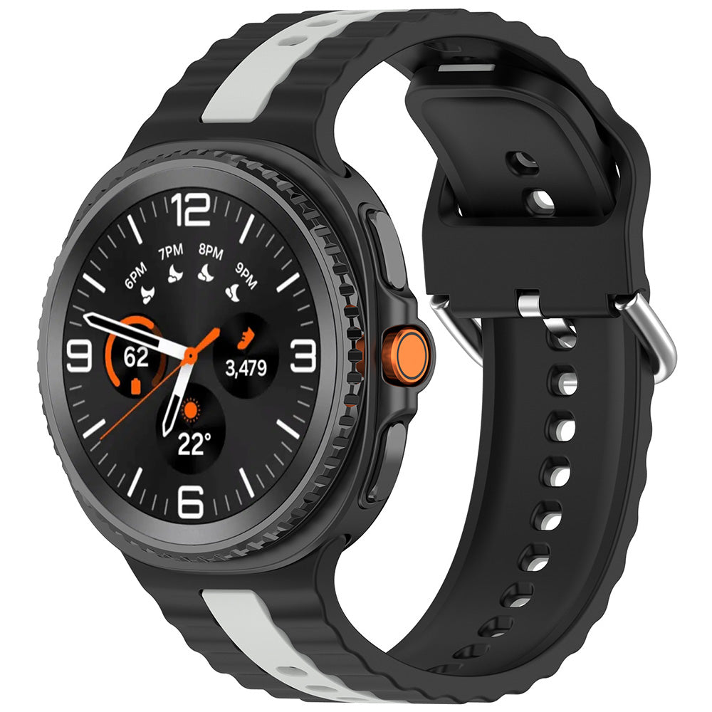 Techsuit W078 Strap for Samsung Galaxy Watch 8 Classic / Watch8 44mm / Watch 8 40mm, Black