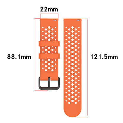 Techsuit W083 Strap for Amazfit Watch / Samsung Watch Series, 22mm, Navy Blue
