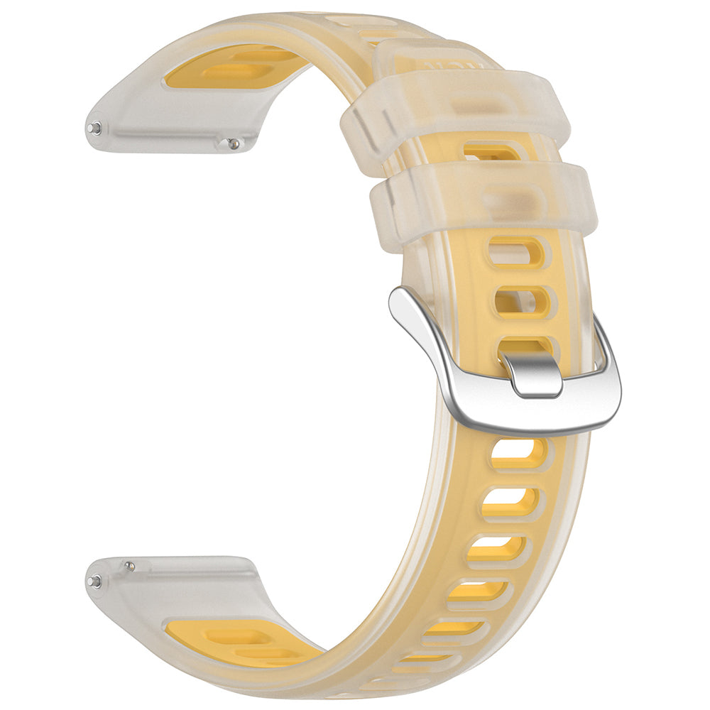 Techsuit W084 Strap for Samsung Galaxy Watch / Huawei Watch Series, 22mm, Yellow
