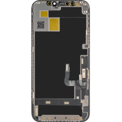 Touchscreen Display JK for Apple iPhone 12 / 12 Pro, with Frame, OLED IC Movable Version, Black