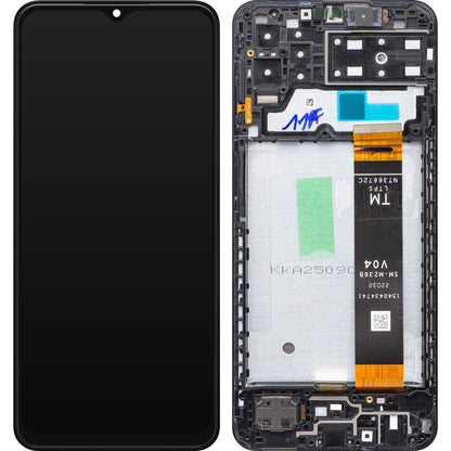 Samsung Galaxy A13 A135 Touchscreen Display, with Frame, Black, Swap GH82-28508A