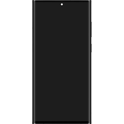 Touchscreen Display Samsung Galaxy S22 Ultra 5G S908, with Frame, Black, Service Pack GH82-27488A