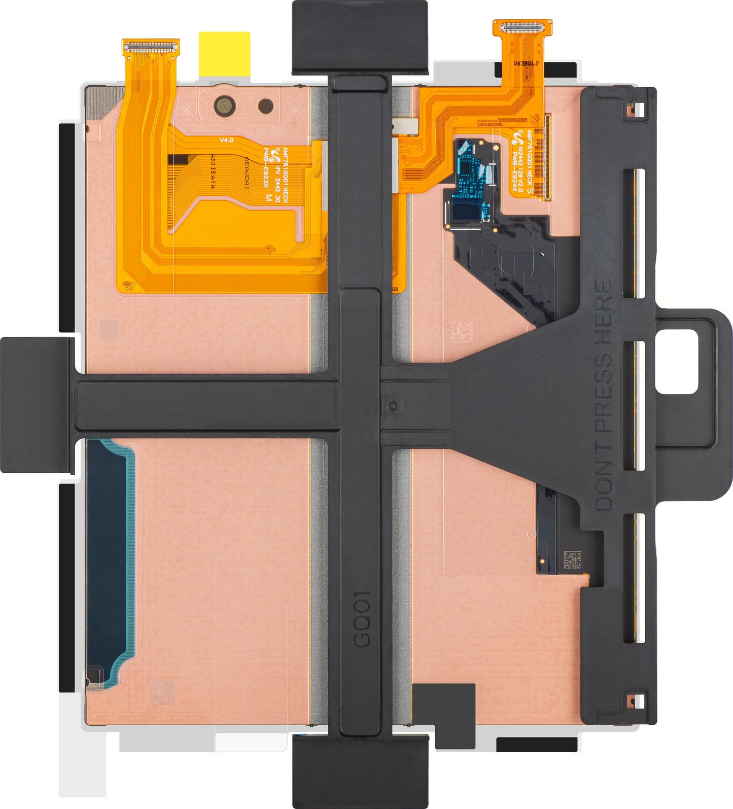 Samsung Galaxy Z Fold6 F956 Touchscreen Display, Sub Inner, Service Pack GH82-35046A