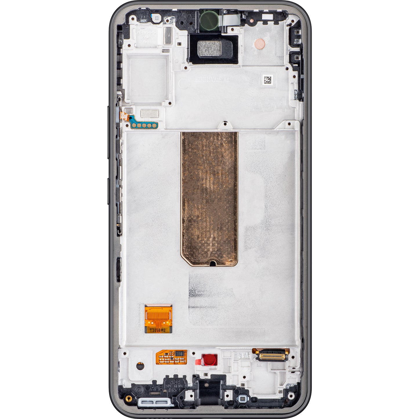 Samsung Galaxy A54 A546 Touchscreen Display Samsung Galaxy A54 A546, with Frame, Black (Graphite), Service Pack GH82-31231A