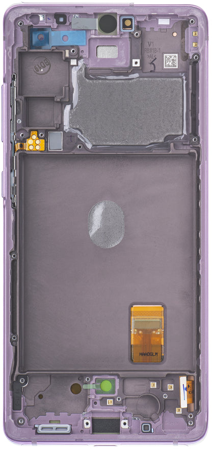 Samsung Galaxy S20 FE G780 Display with Touchscreen, with Frame, Purple, Swap GH82-24219C