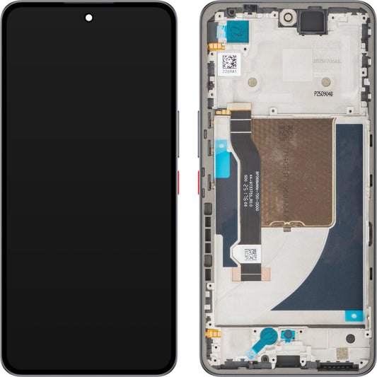 ZTE nubia Neo 3 GT Touchscreen Display, with Frame, Black, Service Pack 123448601195