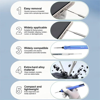 Relife TX1 Extractor Bit for Broken Screw Removal, 2in1