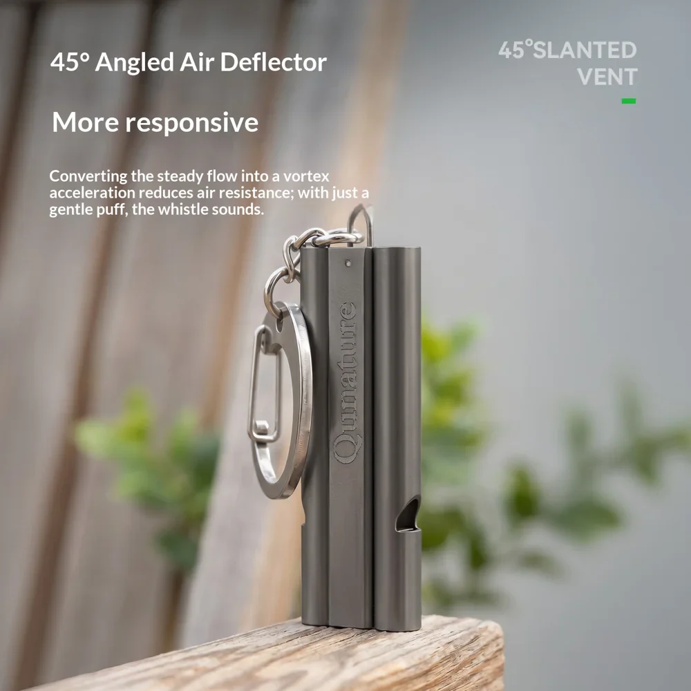 Survival / Emergency Whistle Qunature, Gray