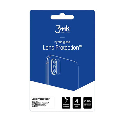 Back Camera Protection Film 3MK Protection for Honor 600 Lite, Tempered Glass, Set of 4 pieces, Transparent