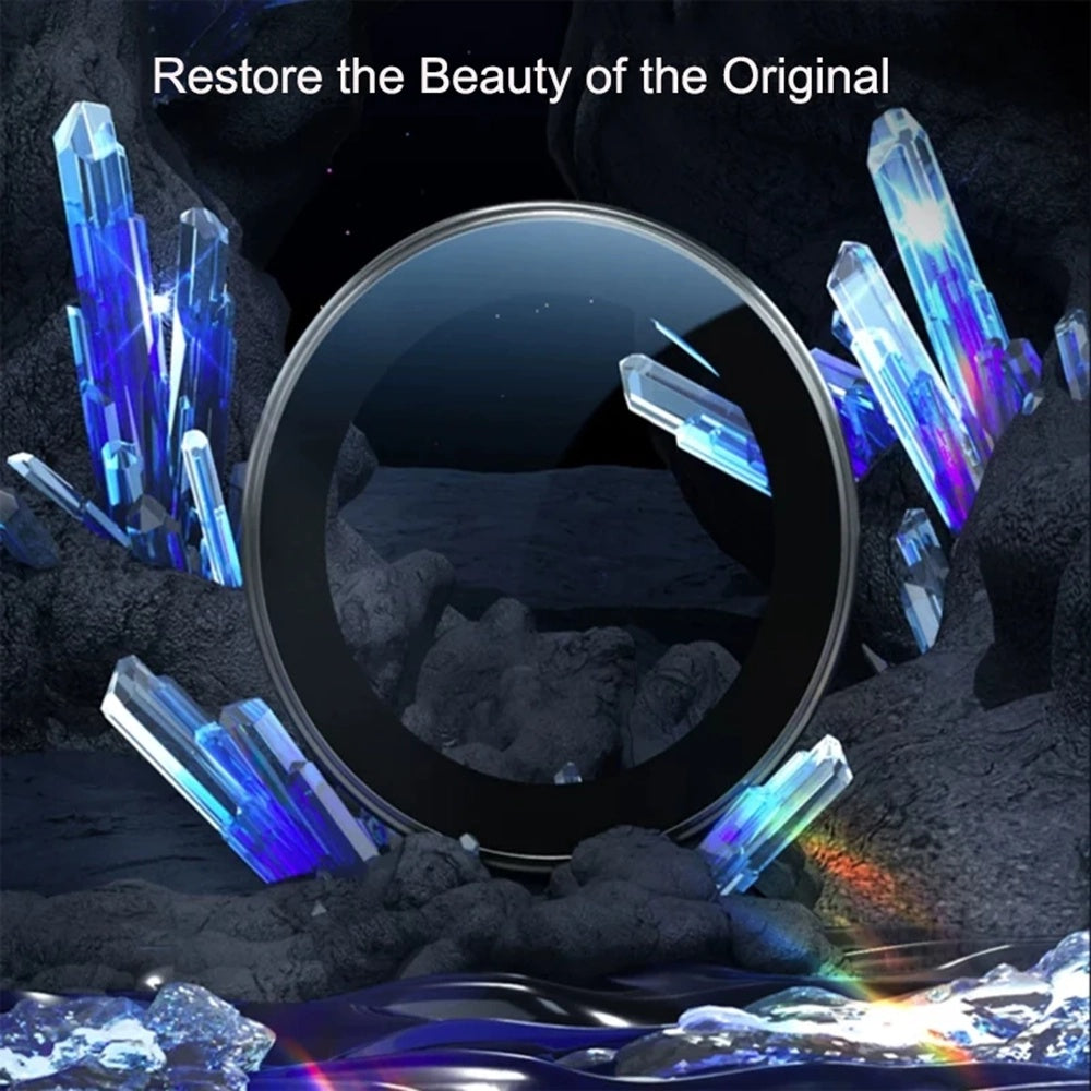 Blueo Sapphire Crystal Rear Camera Protective Film for Apple iPhone 14 Pro Max / 14 Pro, Tempered Glass, Silver