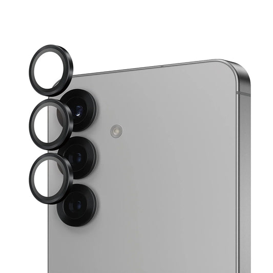 PanzerGlass Hoops Rear Camera Protector for Samsung Galaxy S25 S931, Tempered Glass, Black