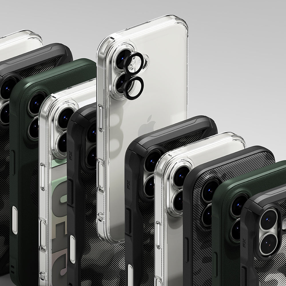 Ringke Rear Camera Protection Film for Apple iPhone 17, Tempered Glass, Black