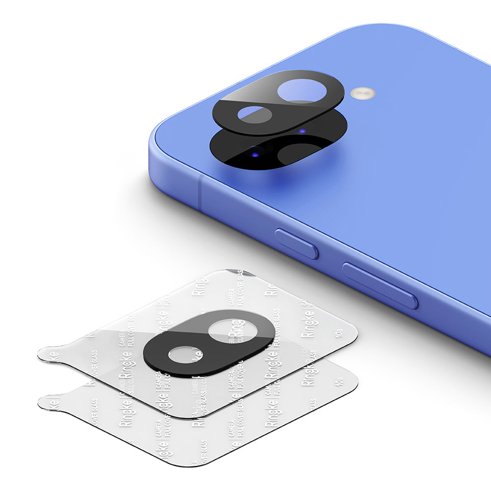 Ringke Rear Camera Protection Film for Google Pixel 10a, Tempered Glass, Set of 2 Pieces, Transparent