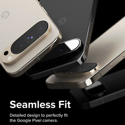 Ringke Rear Camera Protective Film for Google Pixel 9 Pro, Tempered Glass, Set of 3 Pieces, Transparent