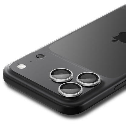 Spigen GlastR EZ FIT Optik Pro Rear Camera Protector for Apple iPhone 17 Pro Max / 17 Pro, Tempered Glass, Set of 2 pieces, Silver