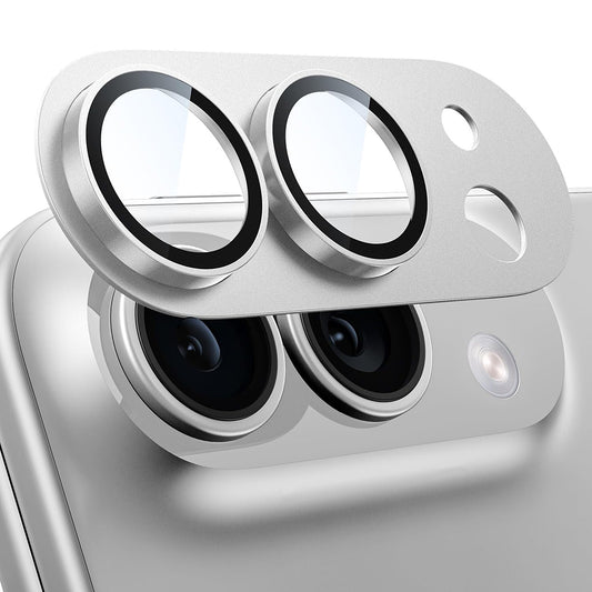 Techsuit Rear Camera Protector for Apple iPhone Duo, Tempered Glass, Gray