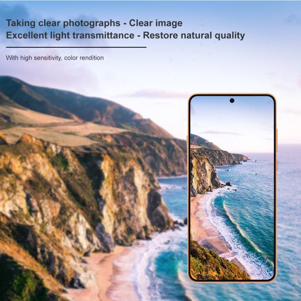 Techsuit Rear Camera Protective Film for Oppo Find X9 Ultra, Tempered Glass, Black