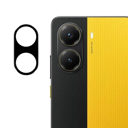 Techsuit Rear Camera Protective Film for Xiaomi Poco X7 Pro, Tempered Glass, Black