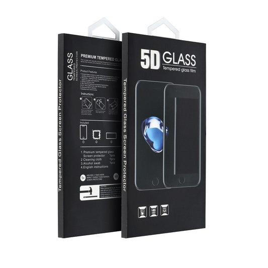 OEM Screen Protector for Samsung Galaxy S24 S921, Tempered Glass, Full Glue, 5D, Black