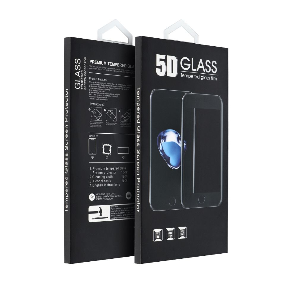 OEM Screen Protector for Apple iPhone 17 Air, Tempered Glass, Full Glue, 5D, Black