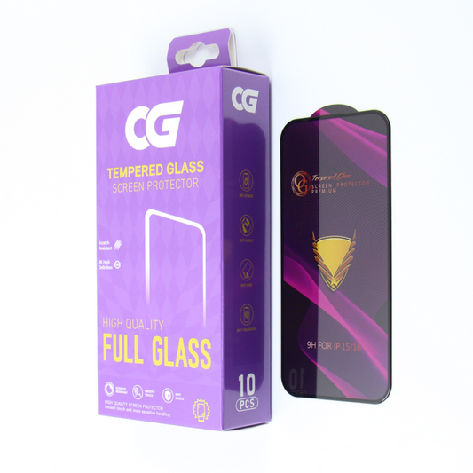 OG Premium Screen Protector Film for Samsung Galaxy S25 S931, Tempered Glass, Full Glue, Set of 10 pieces, Black