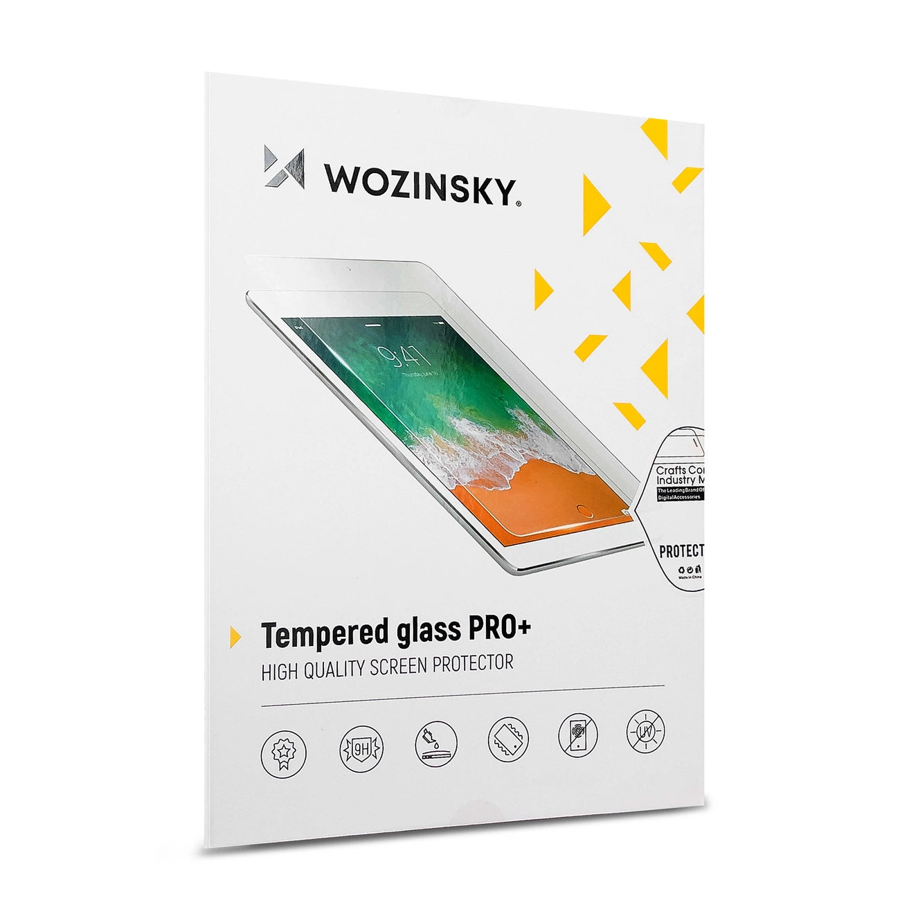 WZK Screen Protector for Apple iPad Air 11 (2026) / Air 11 (2025), Tempered Glass, Full Glue