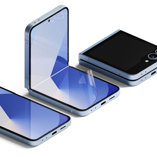 Ringke Dual Easy Interior Screen Protector for Samsung Galaxy Z Flip6 F741, Plastic, Set of 2 Pieces