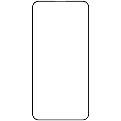 OEM Screen Protector for Apple iPhone 15 Pro, Tempered Glass, Full Glue, Set of 10 Pieces, 9D, Black