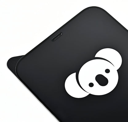 Bear HD Screen Protector Film for Apple iPhone 14 Pro, Tempered Glass, Full Glue, Black