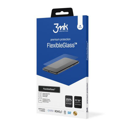 3MK FlexibleGlass Screen Protector for Samsung Galaxy A27 5G, Flexible Glass, Full Glue, Black
