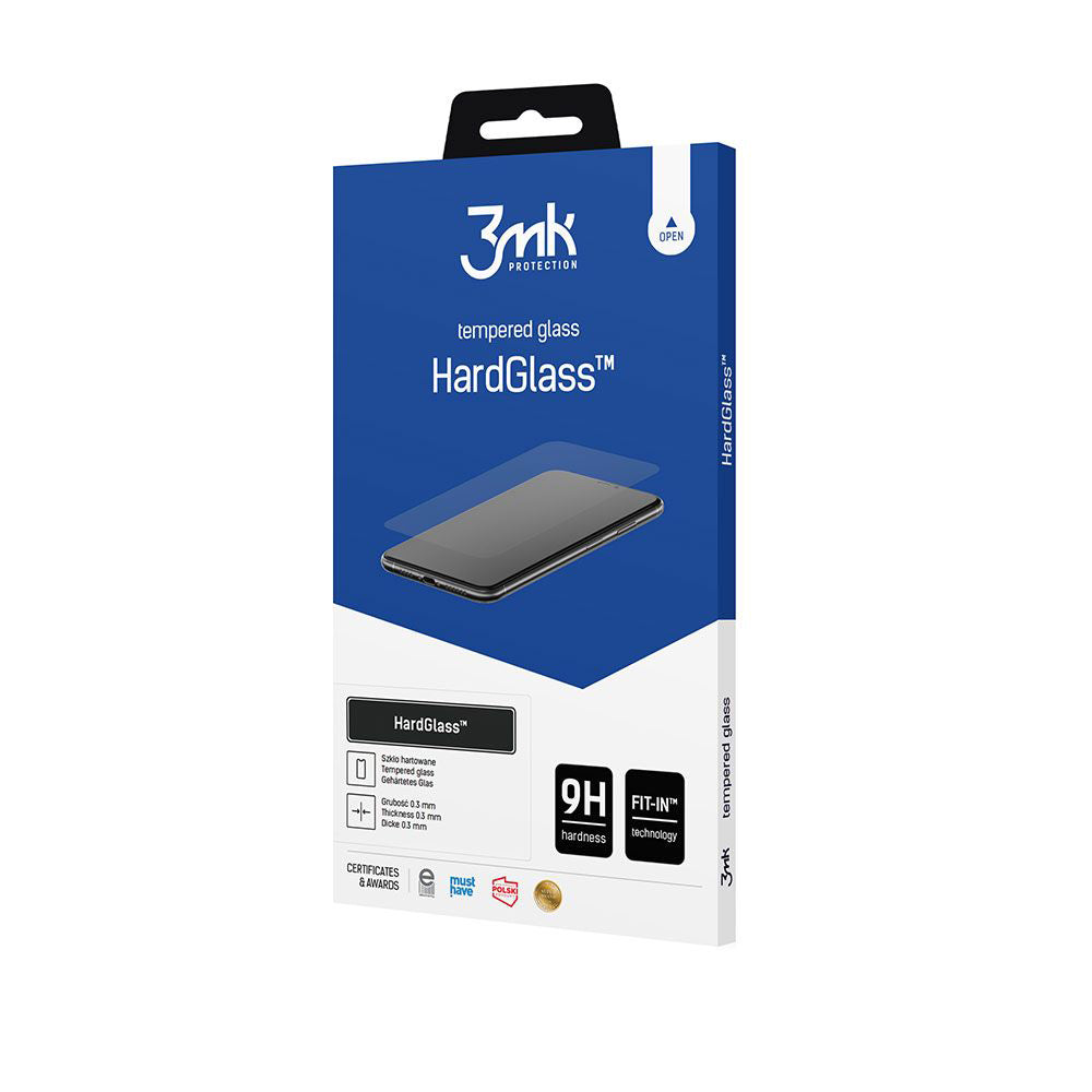 3MK HardGlass Screen Protector for Apple iPhone 16 Pro Max, Tempered Glass, Full Glue