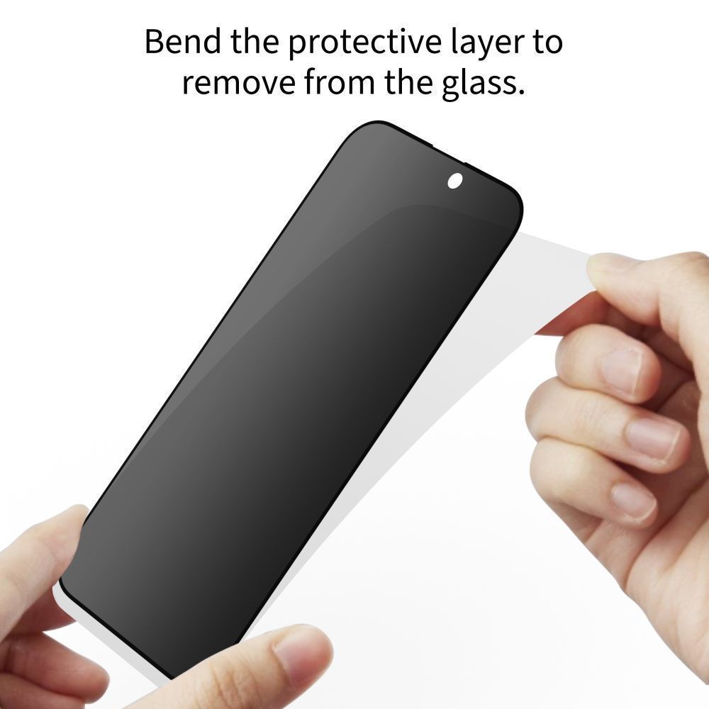 Privacy Tech-Protect Spy+ Screen Protector for Samsung Galaxy S26 Plus S947, Tempered Glass, Full Glue, Set of 2 Pieces
