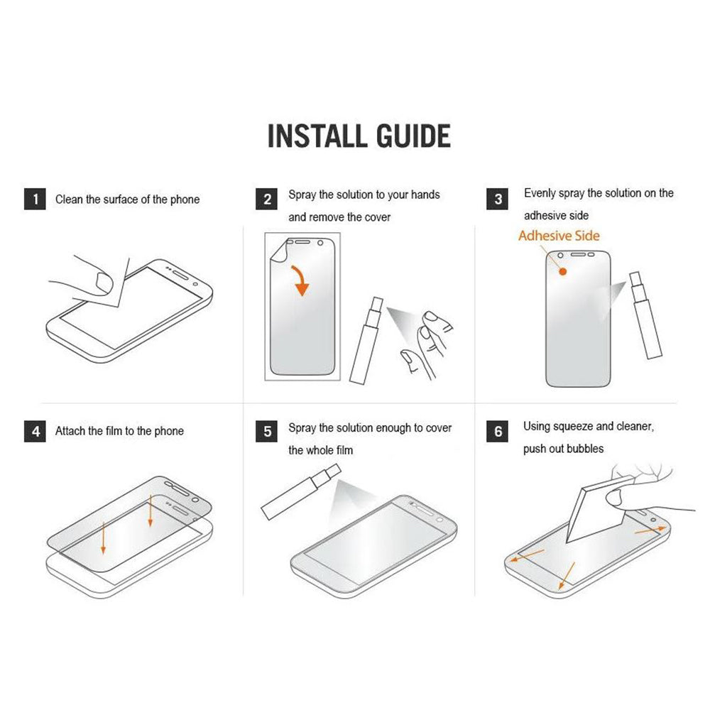Smart Protection Premium Classic Screen Protector for Motorola Edge 50, Plastic, Set of 2 pieces