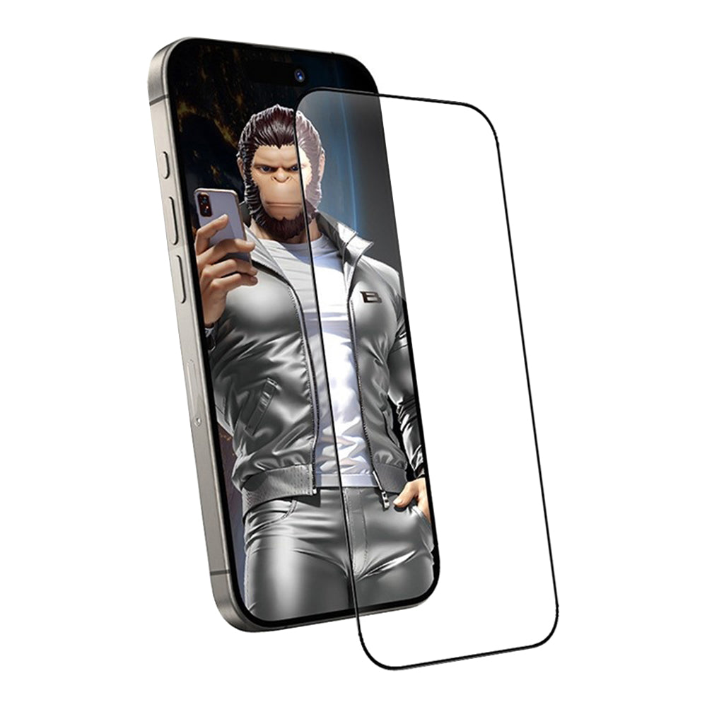 Blueo Anti-Static HD Screen Protector Film for Apple iPhone 11 Pro Max / XS Max, Tempered Glass, Full Glue, Black