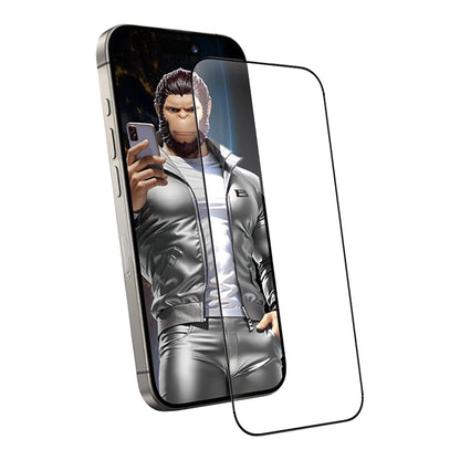 Blueo Anti-Static HD Screen Protector Film for Apple iPhone 11 Pro / XS / X, Tempered Glass, Full Glue, Black
