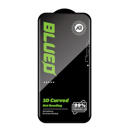 Blueo Curved Edge AR Applicator Screen Protector for Apple iPhone 18 Pro Max / 17 Pro Max, Tempered Glass, Full Glue, 3D, Black
