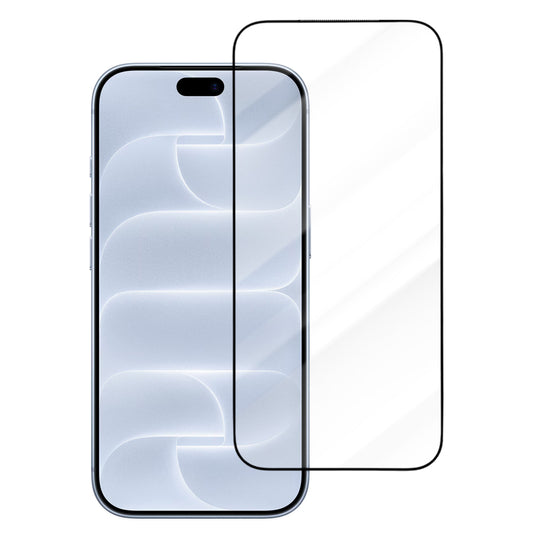 Blueo Drop Resistant Applicator Pro Screen Protector for Apple iPhone 18 Pro / 17 Pro / 17 / 16 Pro, Tempered Glass, Full Glue, Black