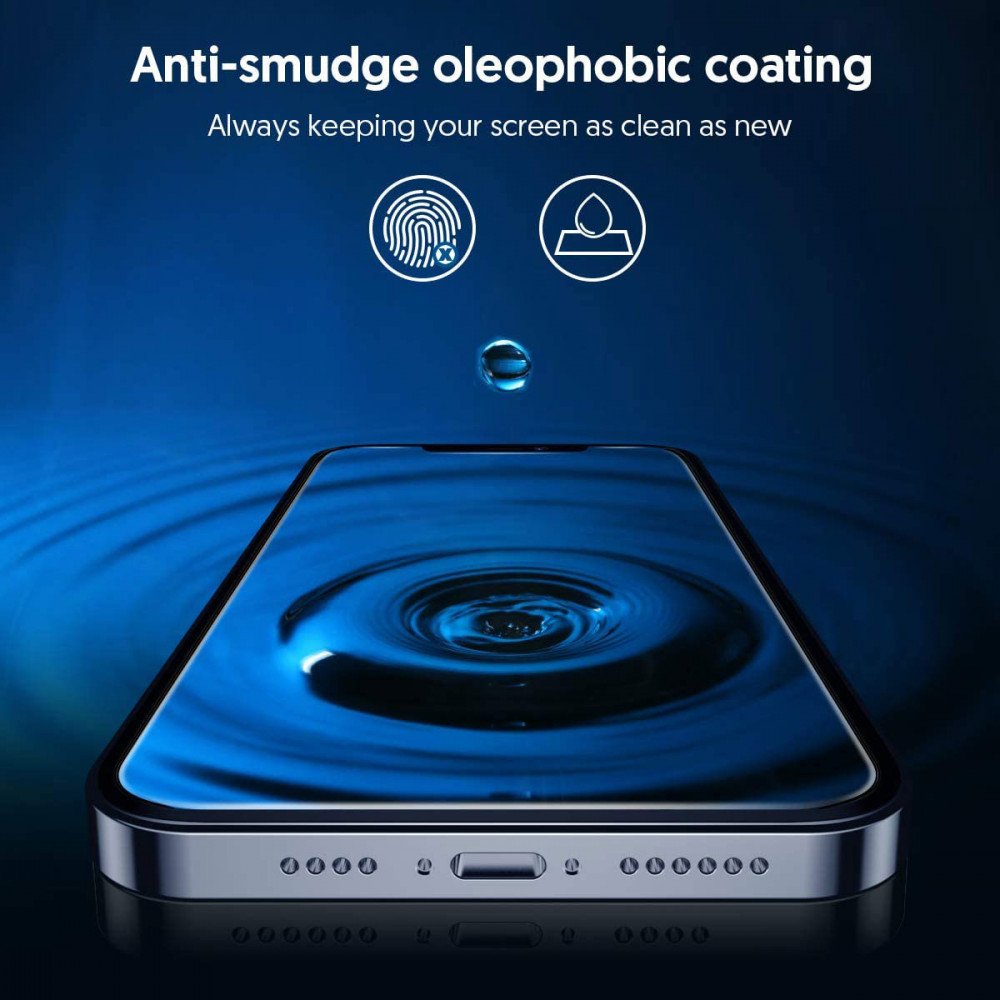 Blueo HD Screen Protector for Samsung Galaxy S26 Plus S947, Tempered Glass, Full Glue, 2.5D, Set of 5 pieces, Black