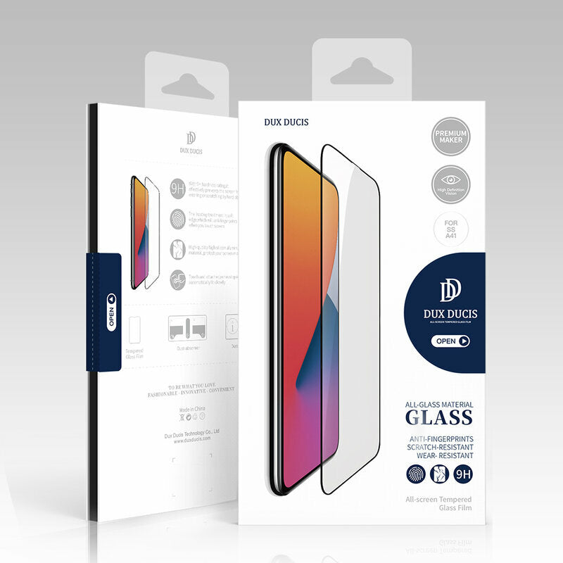 DUX DUCIS Screen Protector for Huawei nova 12, Tempered Glass, Edge Glue, Black