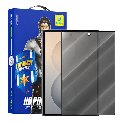 Blueo Anti-Peep Exterior Screen Privacy Protective Film for Samsung Galaxy Z Fold8 F976, Tempered Glass, Full Glue