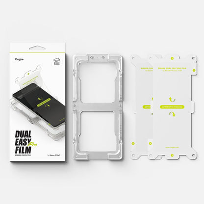 Ringke Dual Easy Pro Interior Screen Protector for Samsung Galaxy Z Flip7 F766, Plastic, Set of 2 Pieces