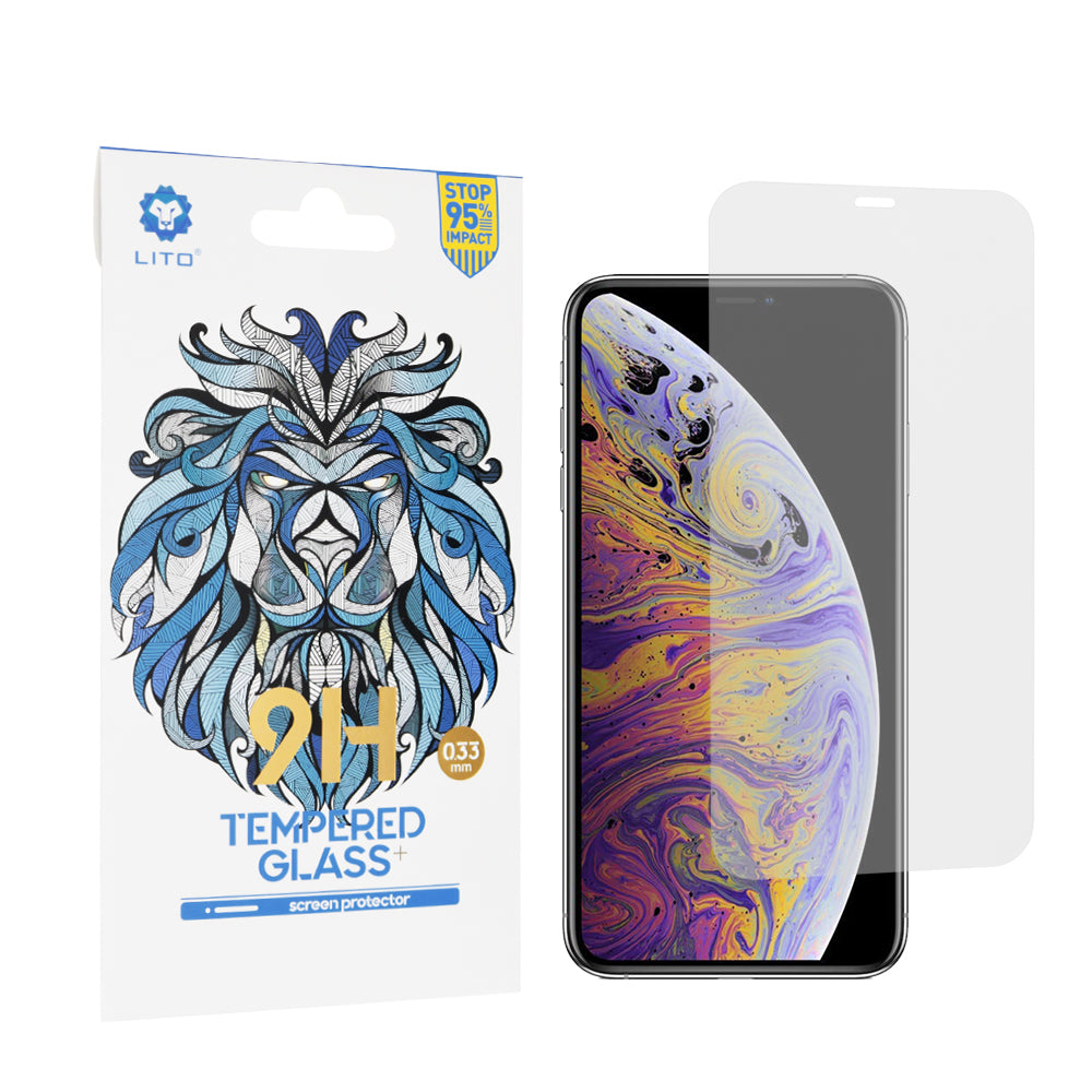 Lito Classic Screen Protector Film for Apple iPhone 11 Pro Max / XS Max, Tempered Glass, Full Glue, 2.5D