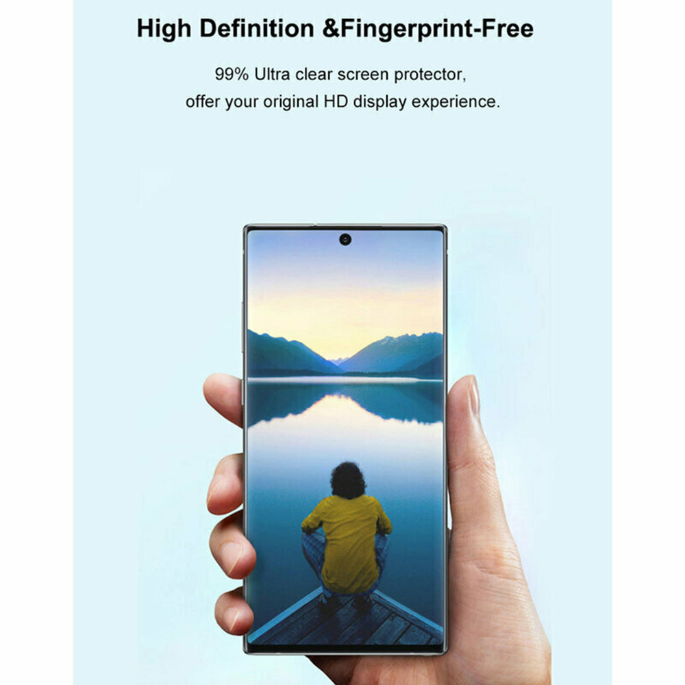 Lito Screen Protector Film for Samsung Galaxy S24 Ultra S928, Tempered Glass, UV Glue, 3D
