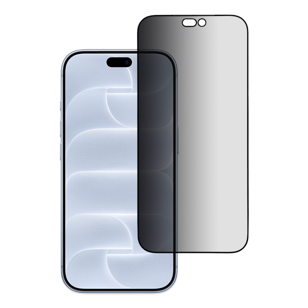 Blueo Anti-Peep AR Applicator Pro Privacy Screen Protector for Apple iPhone 18 Pro, Tempered Glass, Full Glue, 3D