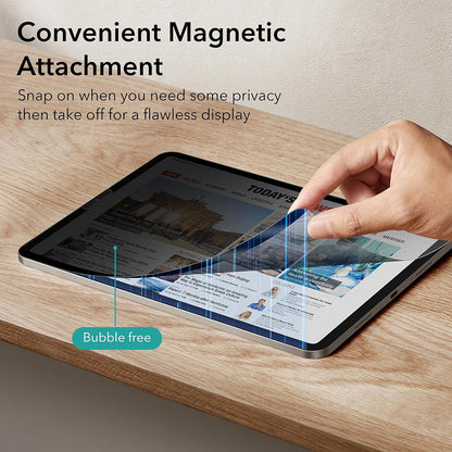 ESR Magnetic Privacy Screen Protector for Apple iPad Air 11 (2026) / Air 11 (2025), Plastic