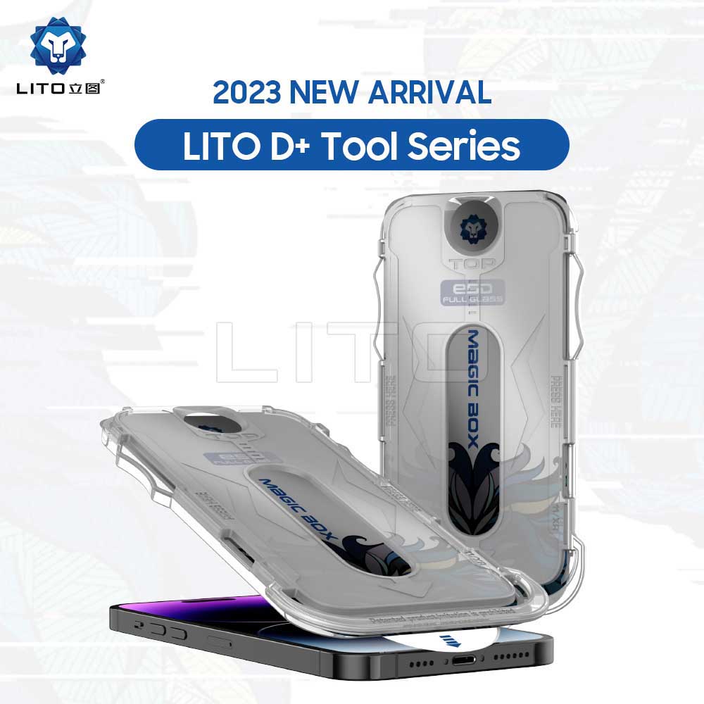 Privacy Screen Protector Film Lito Magic Glass Box D+ Tools for Apple iPhone XS / X, Tempered Glass, Full Glue