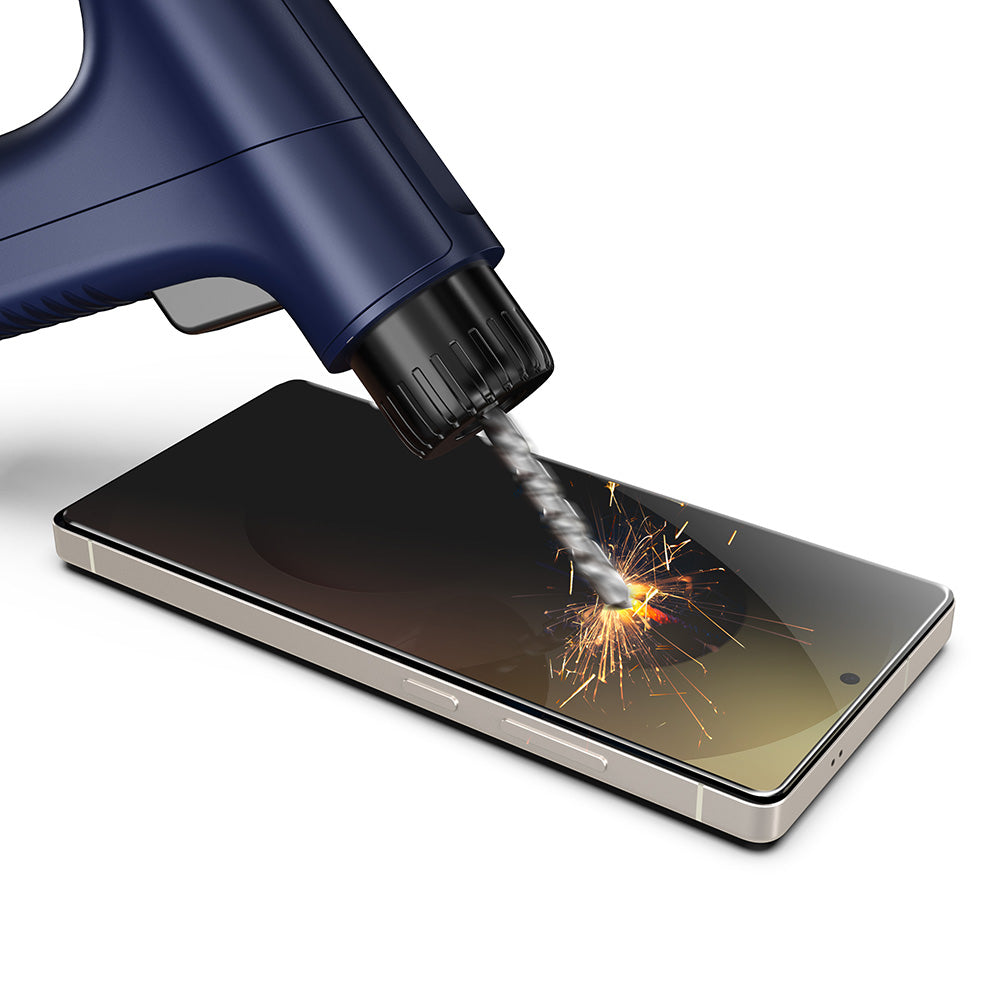 Screen Protector Privacy Techsuit TitanGlass CrystalHD for Samsung Galaxy S26 Ultra, Tempered Glass, Full Glue