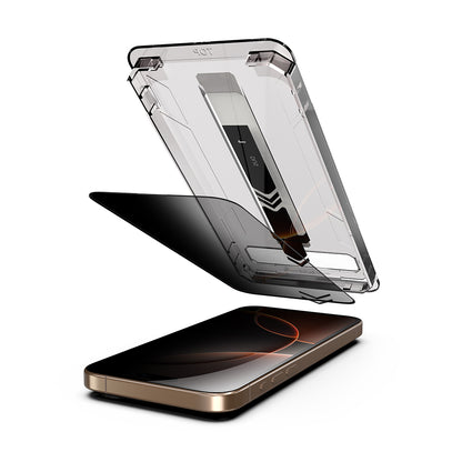 Privacy Screen Protector Techsuit TitanGlass for Apple iPhone 14 Plus / 13 Pro Max, Tempered Glass, Full Glue