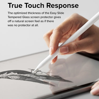 Ringke Easy Slide Screen Protector for Apple iPad Air 13 (2026) / Pro 13 (2025), Tempered Glass, Full Glue