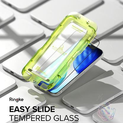 Ringke Easy Slide Screen Protector for Apple iPhone 17 Pro Max, Tempered Glass, Full Glue, Set of 2 pieces